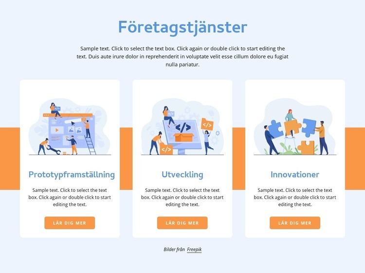 Prototyper och utveckling Hemsidedesign