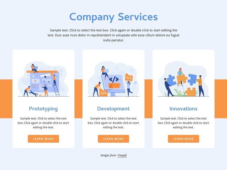 Prototyping and development Website Builder Software