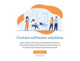 Software Solutions - Customizable Professional Html Code