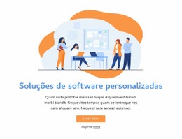 Soluções De Software - Melhor Maquete De Site