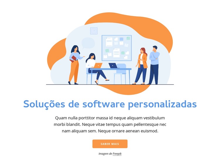 Soluções de software Template CSS