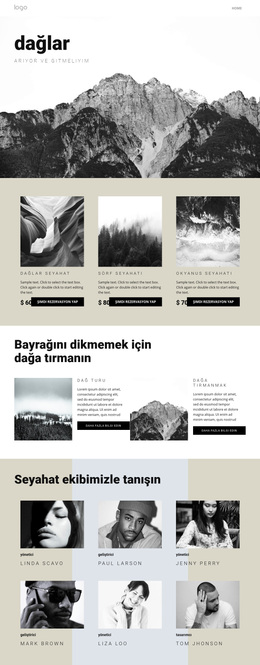 Seyahat Eden Insanlar Için Ajans - Basit WordPress Teması