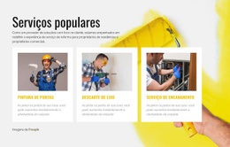 Serviços Populares De Conserto De Casa - Belo Design De Site