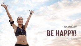 Page Website For Run And Be Happy!