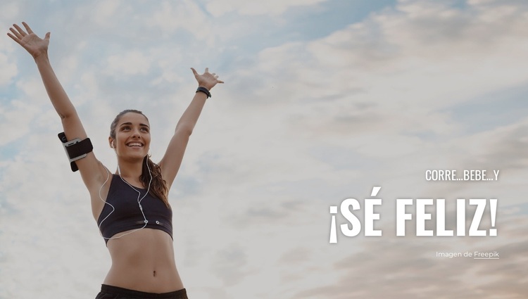 ¡Corre y sé feliz! Tema de WordPress