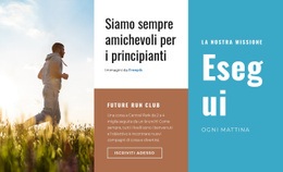 Corri Ogni Mattina - Design Del Sito Web Definitivo