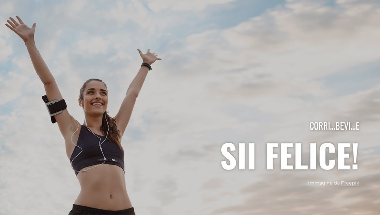 Corri e sii felice! Progettazione di siti web