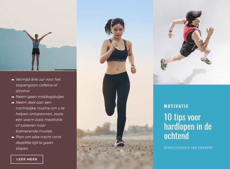 10 tips voor hardlopen CSS-sjabloon