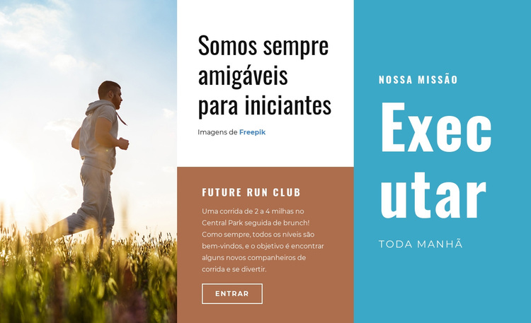 Executar todas as manhãs Tema WordPress