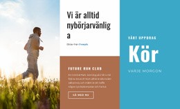 Spring Varje Morgon HTML CSS-Webbplatsmall