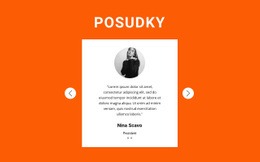 Zpětná Vazba V Posuvníku – Bezplatná Šablona