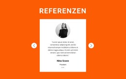 Feedback Im Slider - HTML5-Vorlage