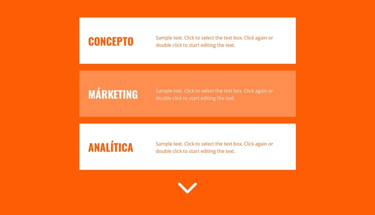 Concepto y análisis Plantilla CSS