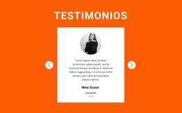 Comentarios En El Control Deslizante - Plantilla Responsiva De Una Página