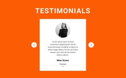 Feedback In The Slider - Html Code For Inspiration