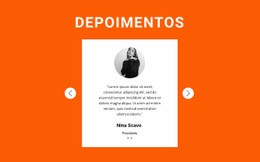 Página De Destino Premium Para Feedback No Controle Deslizante