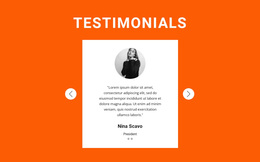 Feedback In The Slider - Free Template