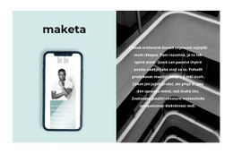 Nabídka CSS Pro Maketa Telefonu