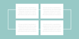 Vier Texte Und Eine Grenze - Kostenlose Website-Vorlage