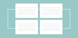 Cuatro Textos Y Un Borde. - Maqueta De Sitio Web De Descarga Gratuita