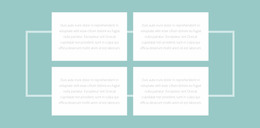 Cuatro Textos Y Un Borde. - Mejor Plantilla Joomla