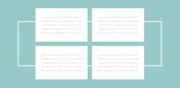 Conception De Sites Web Polyvalents Pour Quatre Textes Et Une Bordure