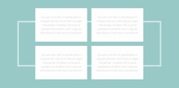 Modèle Polyvalent D'Une Page Pour Quatre Textes Et Une Bordure