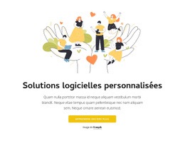 Modèle De Page De Destination Pour Unification D'Équipe