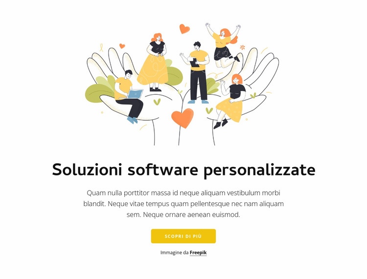 Unificazione della squadra Progettazione di siti web