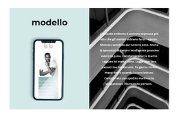 Modello Di Telefono: Modello Di Una Pagina Per Qualsiasi Dispositivo