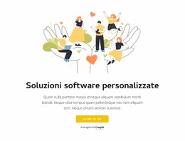 Modello Di Pagina Di Destinazione Per Unificazione Della Squadra