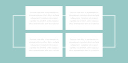 Four Texts And A Border - Best Joomla Template