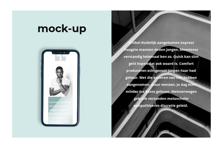 Telefoonmodel Website ontwerp