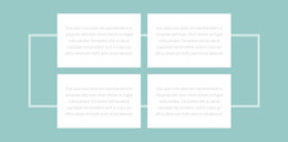 Quatro Textos E Uma Borda – Site Responsivo