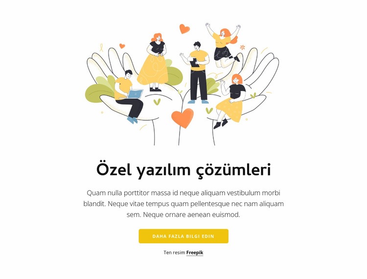 Takım birleştirme HTML5 Şablonu