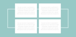 Four Texts And A Border - Drag & Drop Web Page Design
