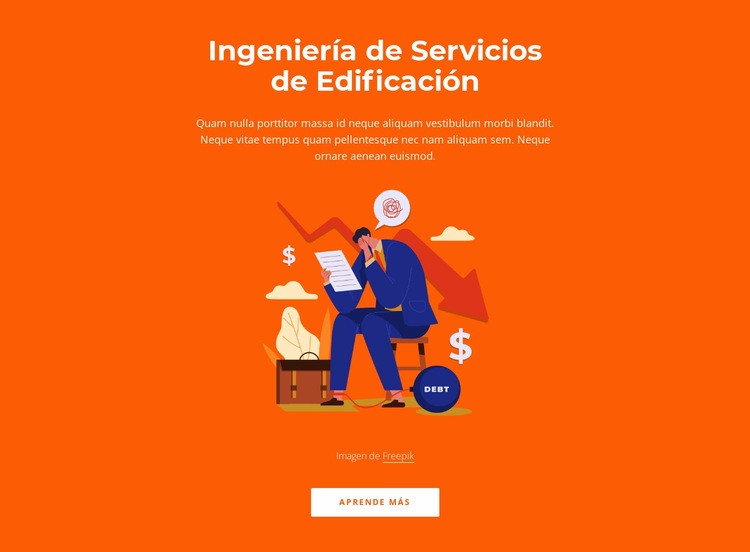 Los altibajos en los negocios Plantillas de creación de sitios web