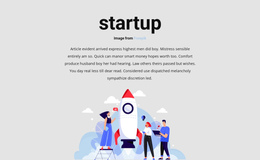 Interesting Startup - One Page Design