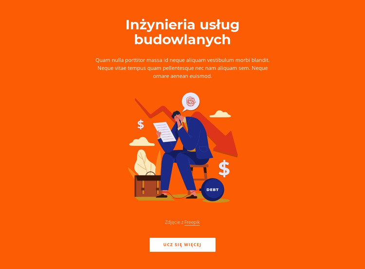 Wzloty i upadki w biznesie Szablon Joomla