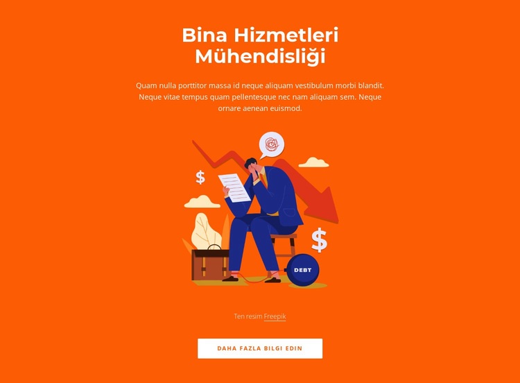 İş hayatındaki inişler ve çıkışlar HTML5 Şablonu