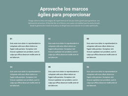 Seis Bloques De Texto - Tema Premium De WordPress
