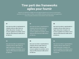 Six Blocs De Texte - Créateur De Site Web