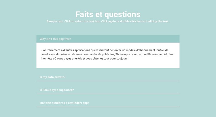 Questions importantes Modèle CSS