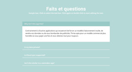 Questions Importantes Thème De Support