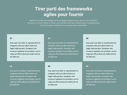 Six Blocs De Texte - Modèle Web
