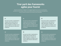 Six Blocs De Texte - Thème WordPress Premium