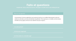 Questions Importantes - Thème WordPress Réactif