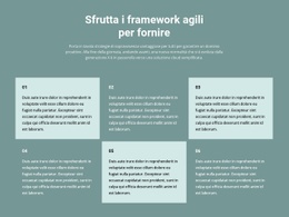 Il Miglior Design Del Sito Web Per Sei Blocchi Di Testo