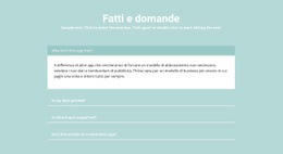 Il Modello HTML5 Più Creativo Per Domande Importanti