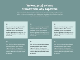 Najlepszy Projekt Strony Internetowej Dla Sześć Bloków Tekstowych